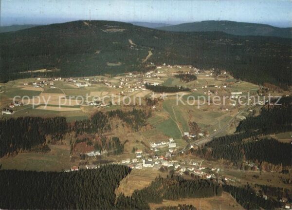 Oberwarmensteinach Fliegeraufnahme mit Ochsenkopf und Schn