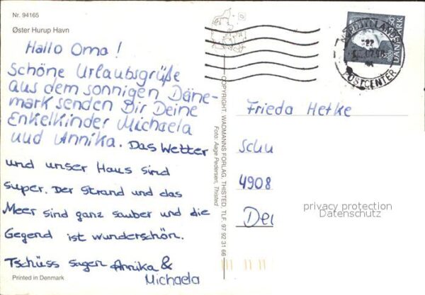 Oster Hurup Fliegeraufnahme Hafen – Bild 2