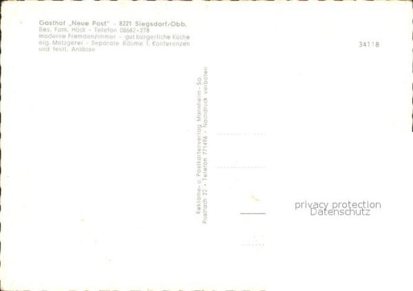 Siegsdorf Oberbayern Gasthaus Neue Post – Bild 2