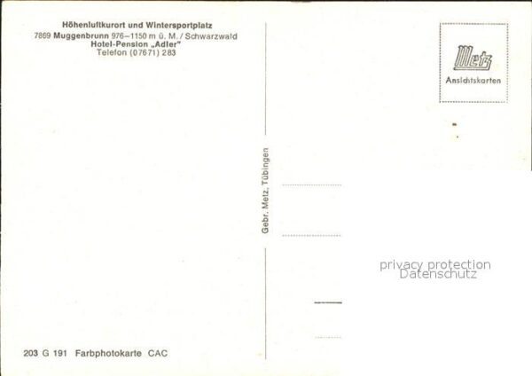 Muggenbrunn Hotel Pension Adler – Bild 2