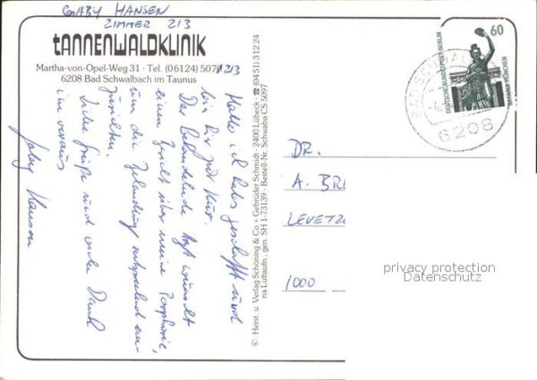 Bad Schwalbach Tannenwaldklinik – Bild 2