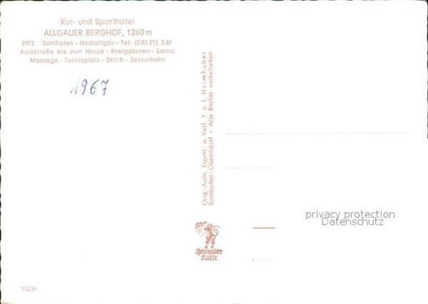 Sonthofen Oberallgaeu Kur- und Sporthotel Allgäuer Berghof – Bild 2