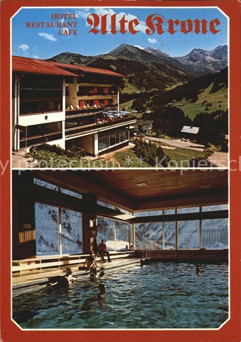 Mittelberg Kleinwalsertal Hotel Restaurant Cafe Alte Krone Schwim