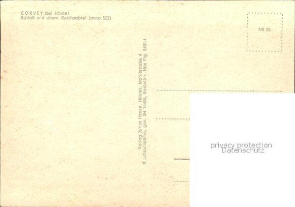 Corvey Fliegeraufnahme Schloß und ehemalige Re – Bild 2
