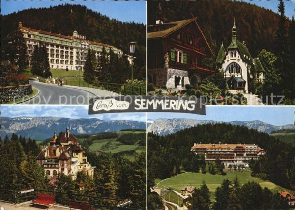 Semmering Niederoesterreich Grand Hotel Panhans