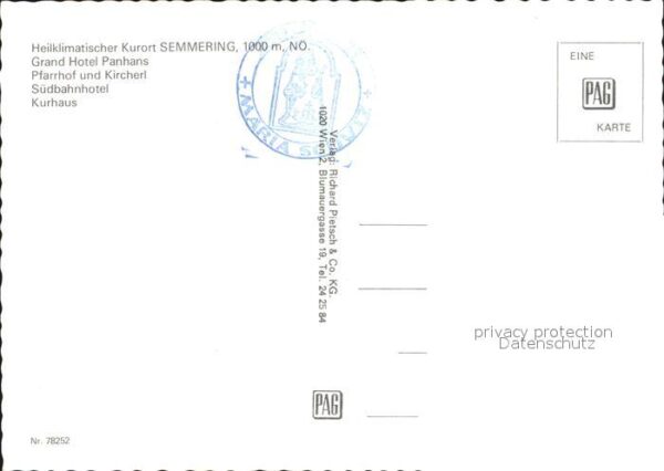 Semmering Niederoesterreich Grand Hotel Panhans – Bild 2