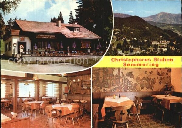 Semmering Niederoesterreich Christophorus Stuben