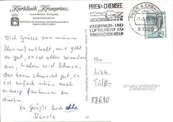 Prien Chiemsee Kurklinik Kronprinz – Bild 2