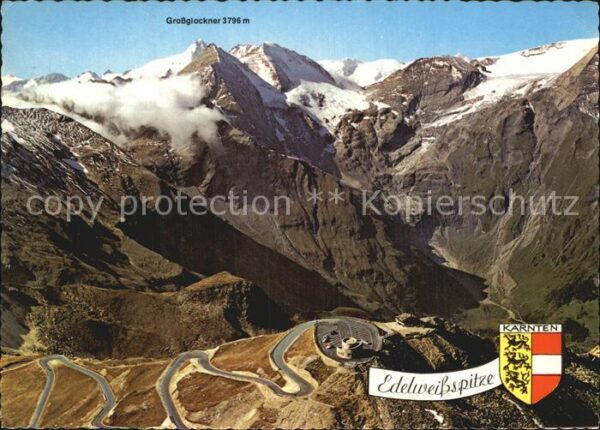 Grossglockner Fliegeraufnahme Hochalpenstrasse