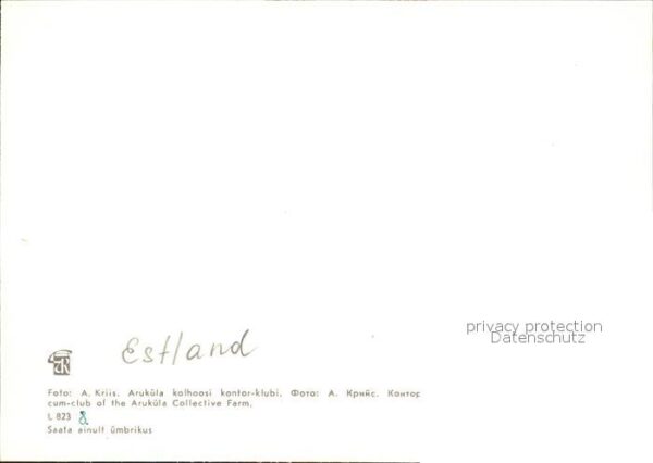 Estland Gebäude – Bild 2