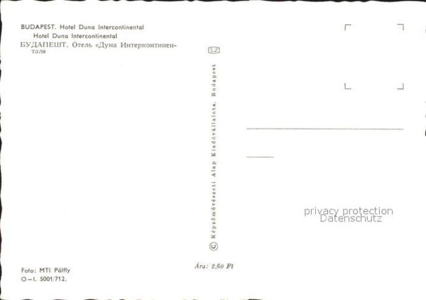 Budapest Hotel Duna Intercontinental – Bild 2