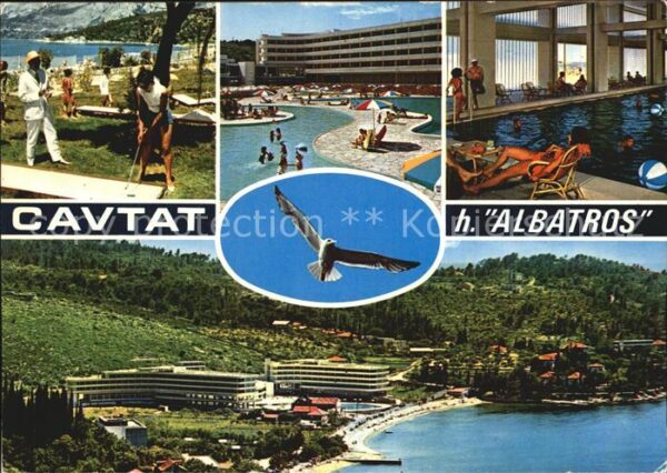 Cavtat Dalmatien Hotel Albatros Gesamtansicht Pool Minig