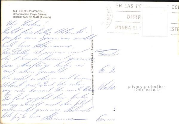 Roquetas de Mar Fliegeraufnahme Hotel Playasol – Bild 2