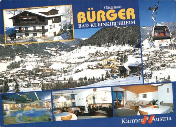 Bad Kleinkirchheim Kaernten Gästehaus Bürger Hallenbad Gastraum Sei