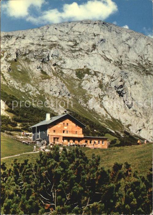Schoenau Berchtesgaden Stahlhaus mit Hohem Brett
