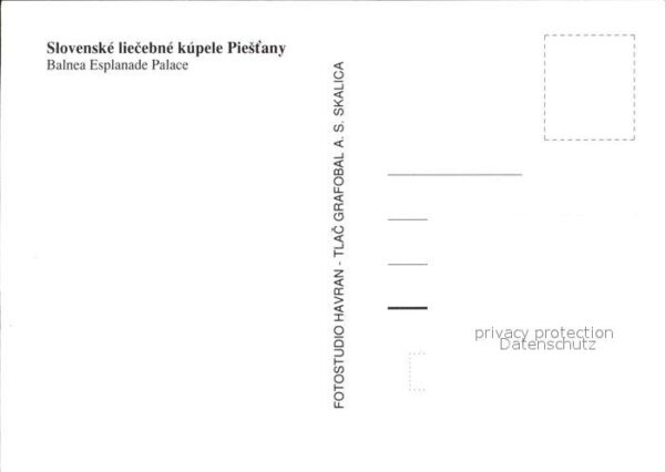 Kupele Piestany Hotel Balnea Esplanade Palace – Bild 2
