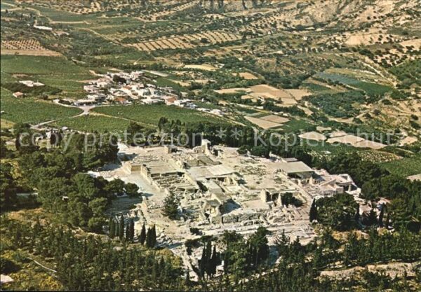 Cnossos Cnosse Kreta Fliegeraufnahme Palast