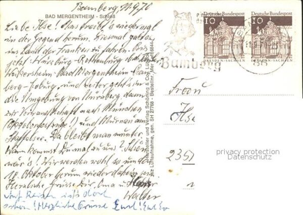 Bad Mergentheim Schloss Fliegeraufnahme – Bild 2