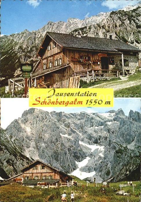Dienten Hochkoenig Jausenstation Schönbergalm