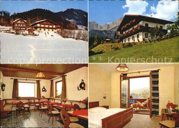 Werfenweng Haus Hafner Gastraum Doppelzimmer Ausse