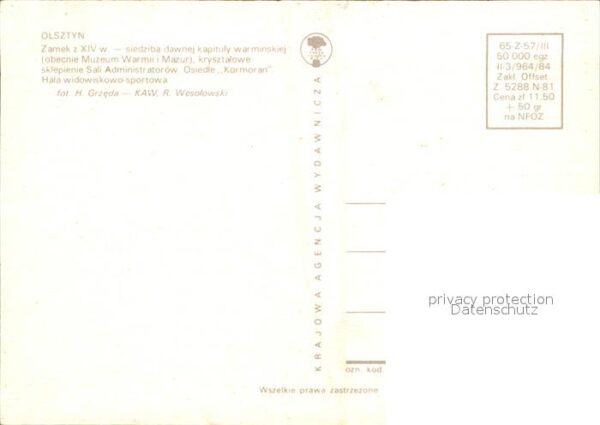 Olsztyn Allenstein Hochhäuser Museum Burg – Bild 2