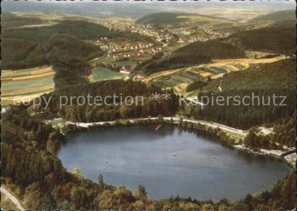 Daun Eifel FliegeraufnahmeWaldCafe am Gemünder Maa