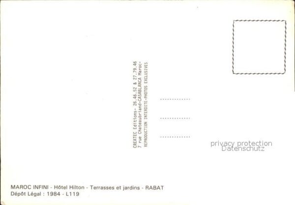 Maroc Marokko Hotel Hilton – Bild 2