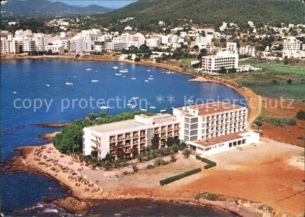 Ibiza Islas Baleares Santa Eulalia Del Rio Fliegeraufnahme