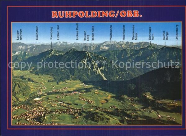 Ruhpolding Dachstein Watzmann Hochkalter