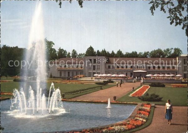 Bad Lippspringe Wasserspiele und Kurhaus im Kaiser Karl