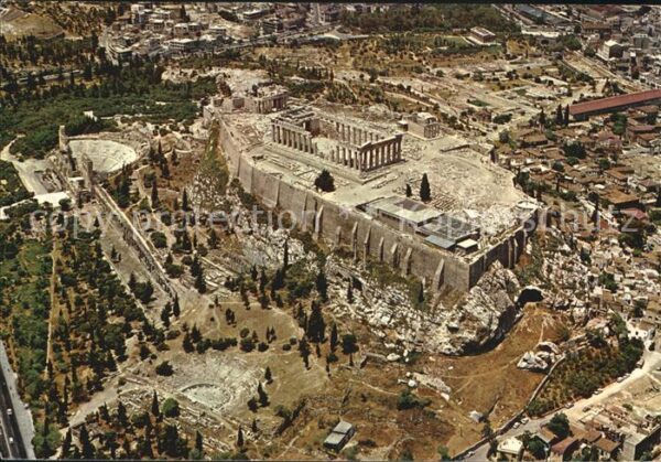 Athen Griechenland Fliegeraufnahme Akropolis