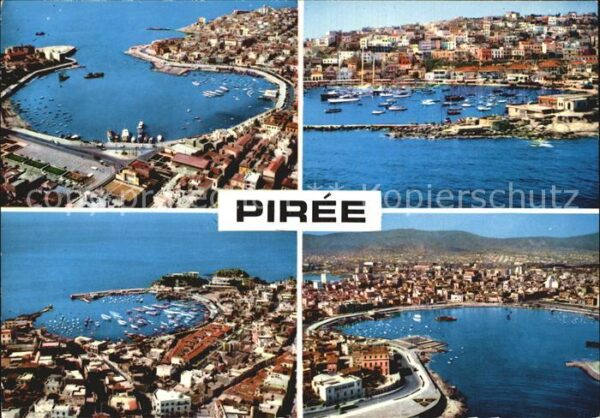 Pireus Griechenland Hafen Fliegeraufnahme
