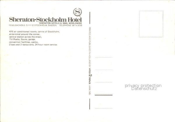 Stockholm Sheraton Hotel – Bild 2