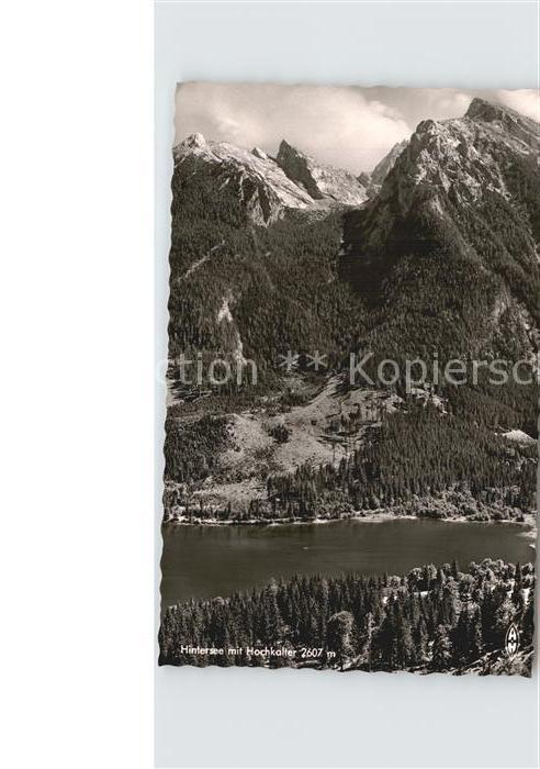 Hintersee Allgaeu Hochkalter