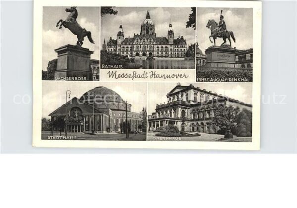 Hannover Sachsenross Stadthalle Opernhaus Rathau