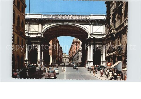 Genova Genua Liguria XX. September Strasse