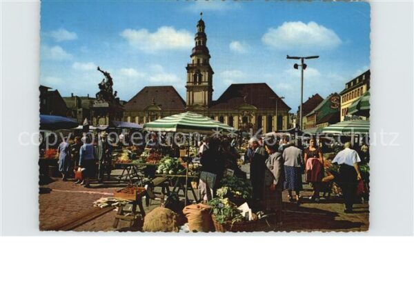 Mannheim Altes Rathaus und Markt