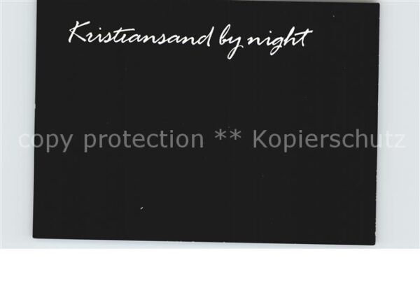 Kristiansund Nachtaufnahme