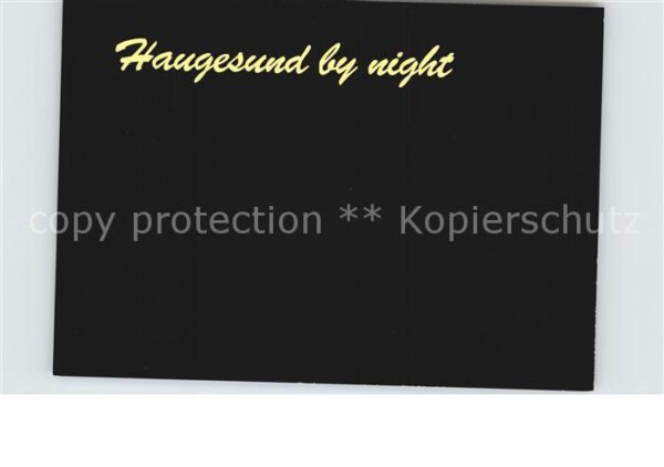 Haugesund Nachtaufnahme
