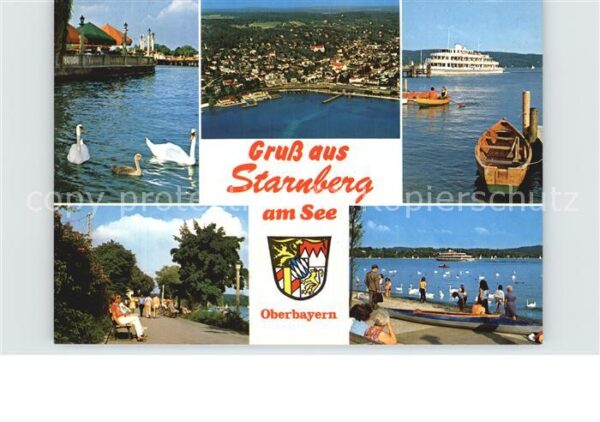 Starnberg Promenade Fliegeraufnahme