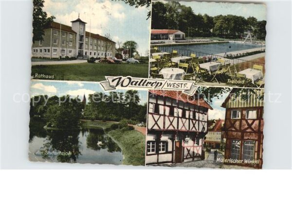 Waltrop Rathaus Freibad Malerischer Winkel