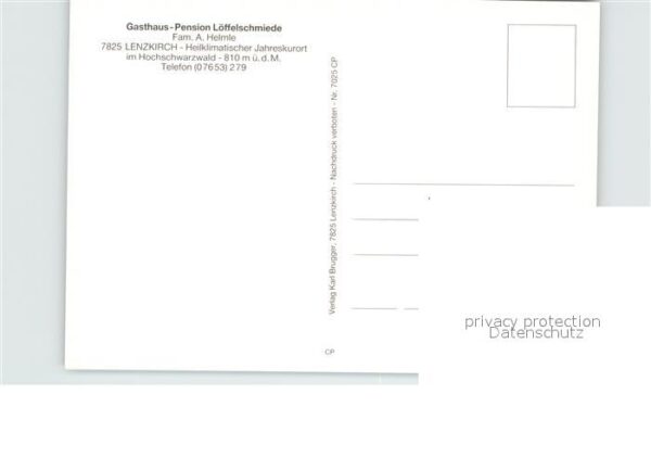 Lenzkirch Gasthaus Pension Löffelschmiede – Bild 2