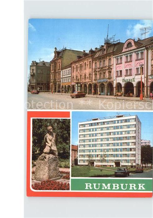 Rumburg Rumburk Platz Hochhaus Denkmal