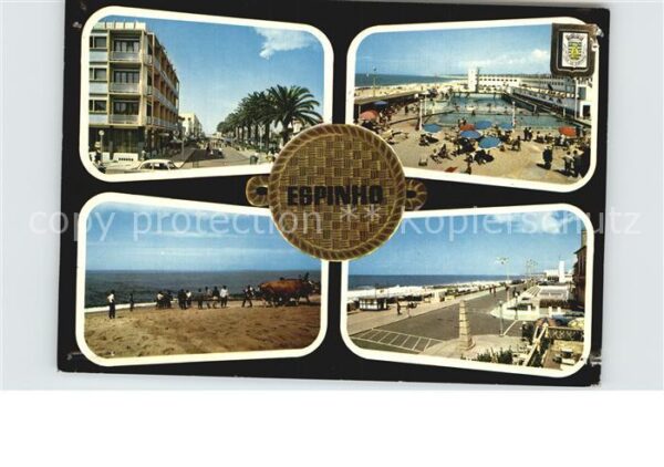 Espinho Portugal Strand Promenade Hafen