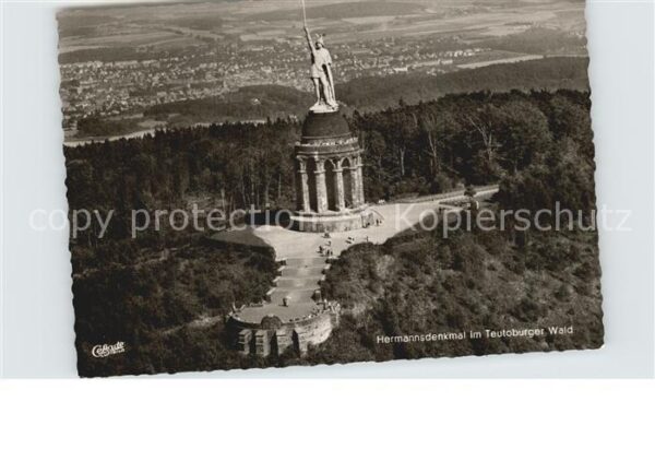 Hermannsdenkmal Fliegeraufnahme