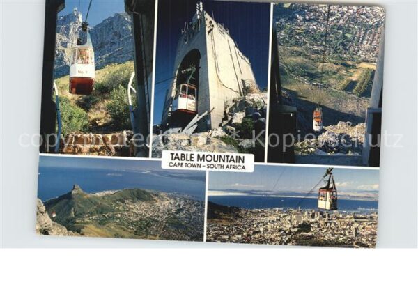 Cape Town Kaapstad Kapstadt Fliegeraufnahme Panorama Seilbahn