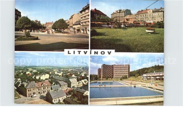 Litvinov Platz Gesamtansicht Schwimmbad