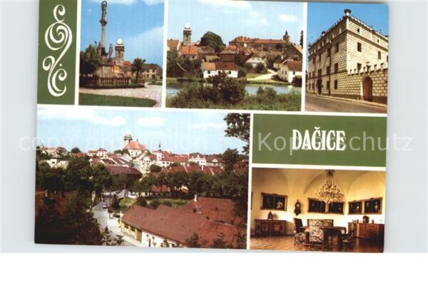 Dacice Teilansicht Schloss Denkmal