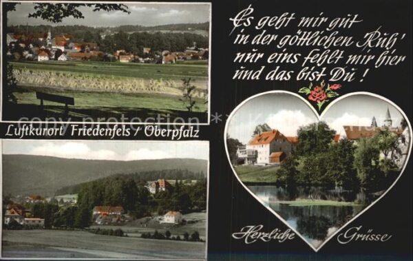 Friedenfels Ortsblick Teilansichten