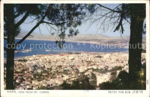 Haifa View from Mt Carmel
